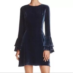 Parker Blue Velvet Valentine Dress NWOT Size‎ 2